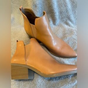 Cognac booties size 11 women